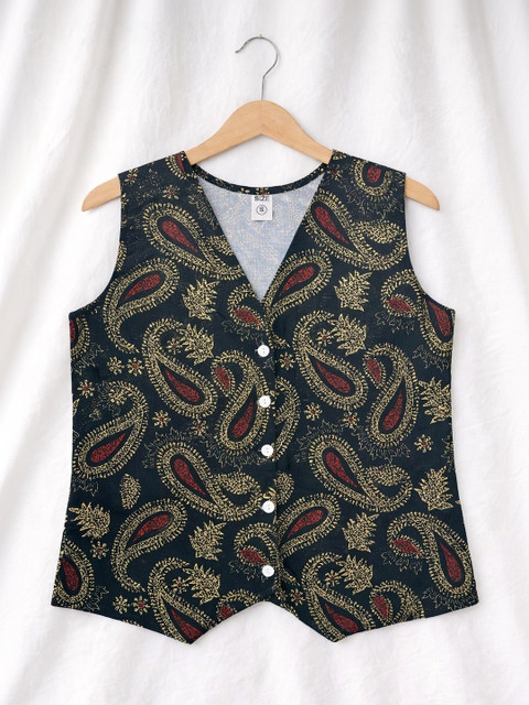 Klotden Print Ethnic Cotton Blend Top - Image 4