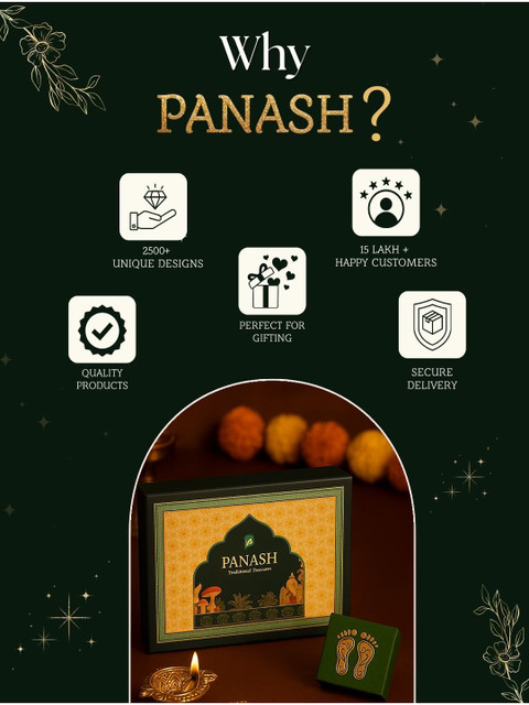 PANASH Geometric Drop Earrings - Image 4