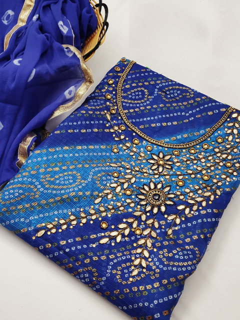 Dhaaga Ghar Printed Unstitched Dress Material