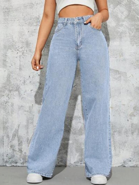 KASHIANXSTYLE Women Comfort Boyfriend Fit High-Rise Light Fade Stretchable Jeans