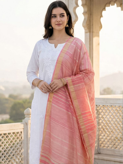 Indo Era Striped Dupatta