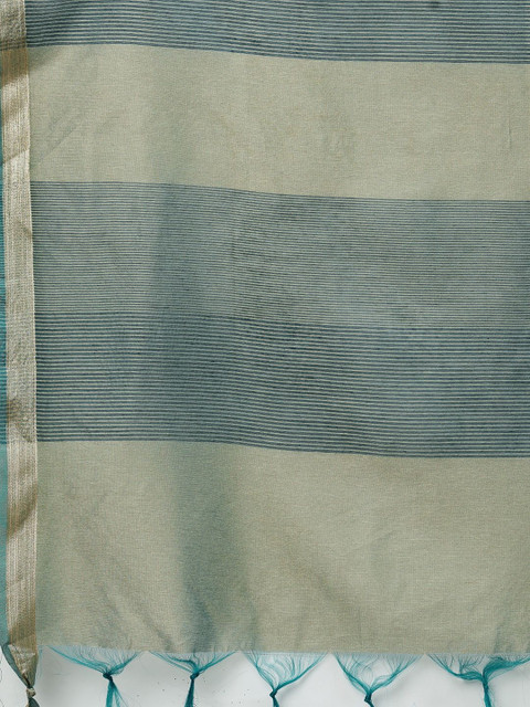 Indo Era Woven Design Dupatta with Zari - Image 3