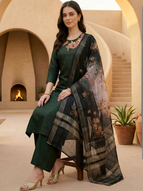 Indo Era Printed Organza Dupatta