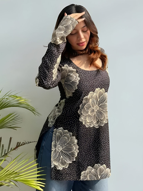 SAICHA Floral Printed Kurti