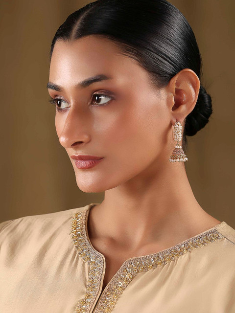 Biba Dome Shaped Jhumkas Earrings