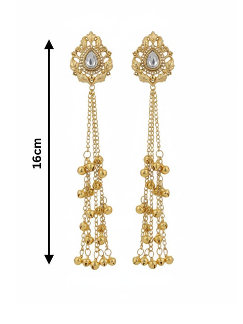 Neze Teardrop Shaped Drop Earrings - Image 4