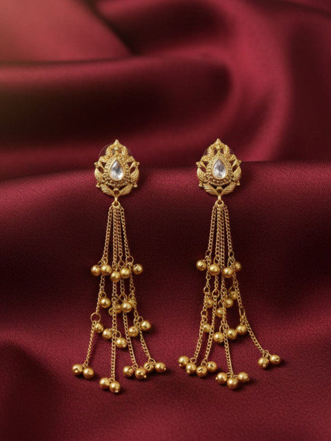 Neze Teardrop Shaped Drop Earrings - Image 2