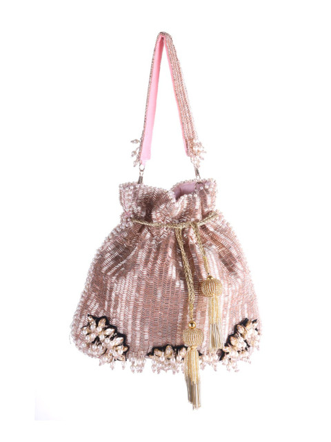 VRPS Handicrafts Embroidered Potli Clutch