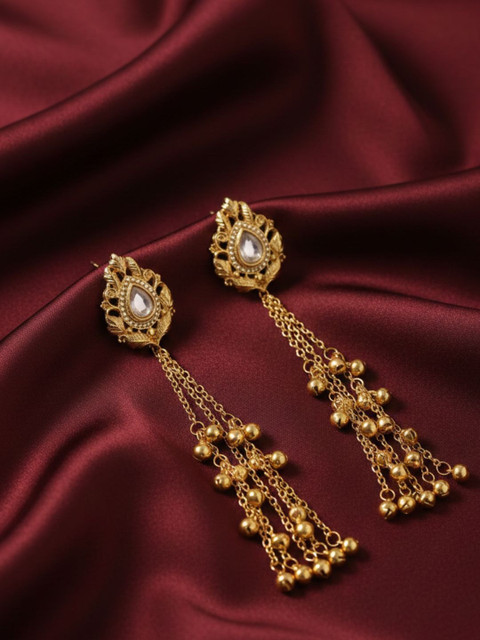 Neze Teardrop Shaped Drop Earrings