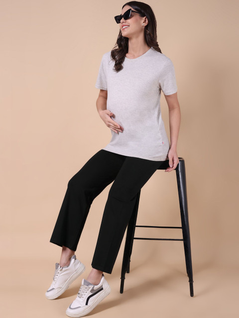 THE MAMA KLUB Women Original High-Rise Maternity Trousers - Image 2