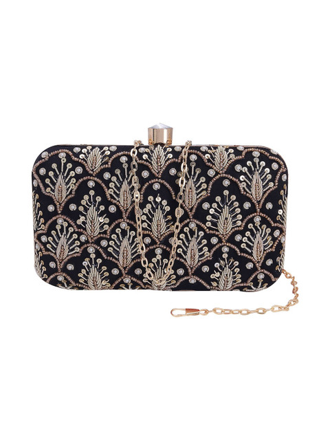 VRPS Handicrafts Embroidered Box Clutch