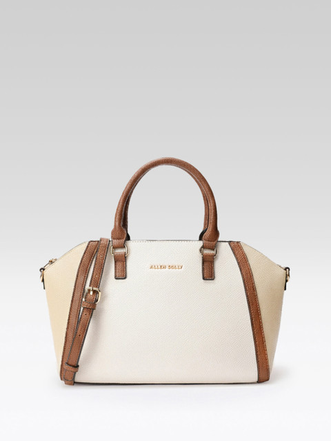 Allen Solly Colourblocked Structured Handheld Bag