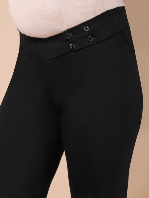 THE MAMA KLUB Women Original High-Rise Maternity Trousers - Image 5