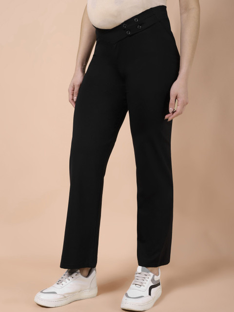 THE MAMA KLUB Women Original High-Rise Maternity Trousers - Image 4