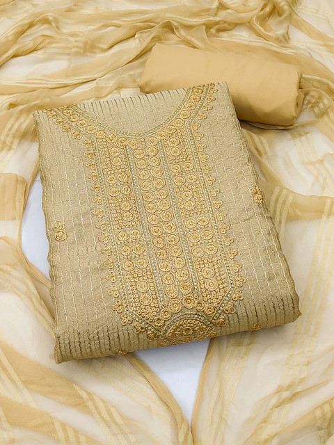 Dhaaga Ghar Embroidered Unstitched Dress Material