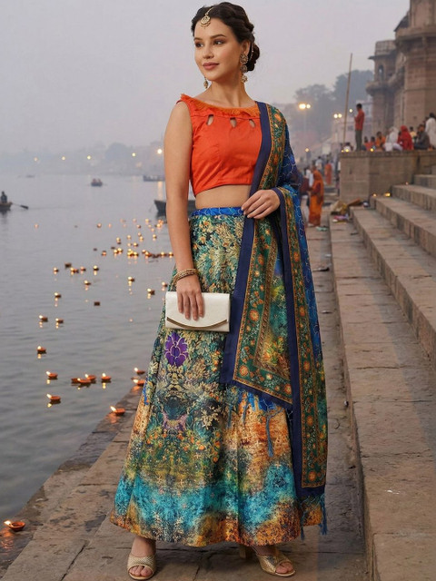 Kaizen TEXO FAB Ready to Wear Lehenga & Blouse With Dupatta