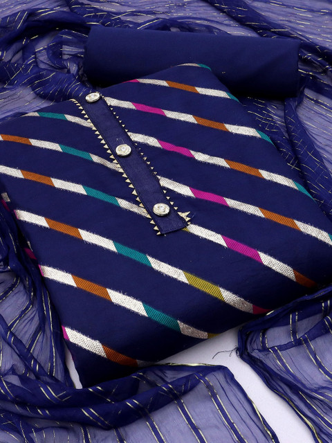 Dhaaga Ghar Printed Pure Cotton Unstitched Dress Material