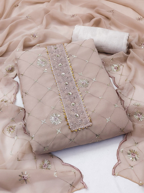 Dhaaga Ghar Embroidered Unstitched Dress Material