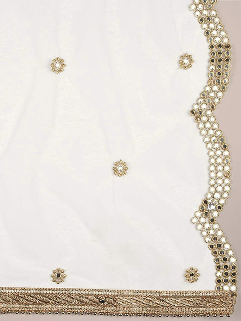 Dupatta Bazaar Ethnic Motifs Dupatta with Mirror Work - Image 6