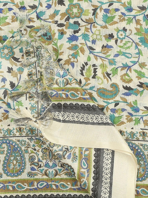 Dupatta Bazaar Ethnic Motifs Printed Art Silk Dupatta - Image 5