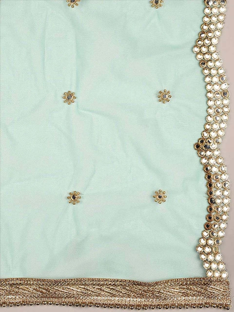Dupatta Bazaar Ethnic Motifs Dupatta with Mirror Work - Image 5