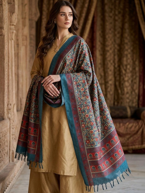 Dupatta Bazaar Printed Art Silk Dupatta