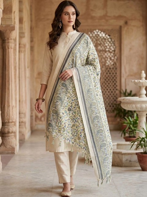 Dupatta Bazaar Ethnic Motifs Printed Art Silk Dupatta