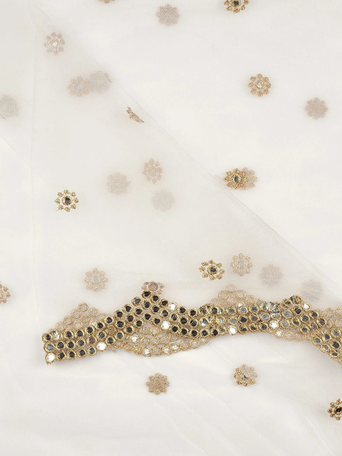 Dupatta Bazaar Ethnic Motifs Dupatta with Mirror Work - Image 5