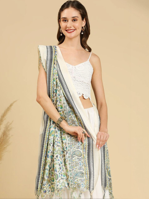 Dupatta Bazaar Ethnic Motifs Printed Art Silk Dupatta - Image 2