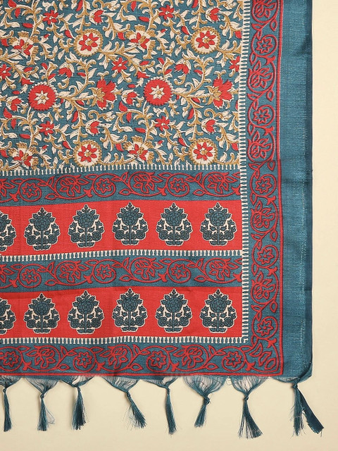 Dupatta Bazaar Printed Art Silk Dupatta - Image 4
