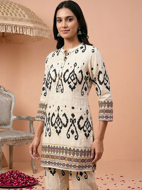 Banwaree Printed Tunic with Trousers - Image 4