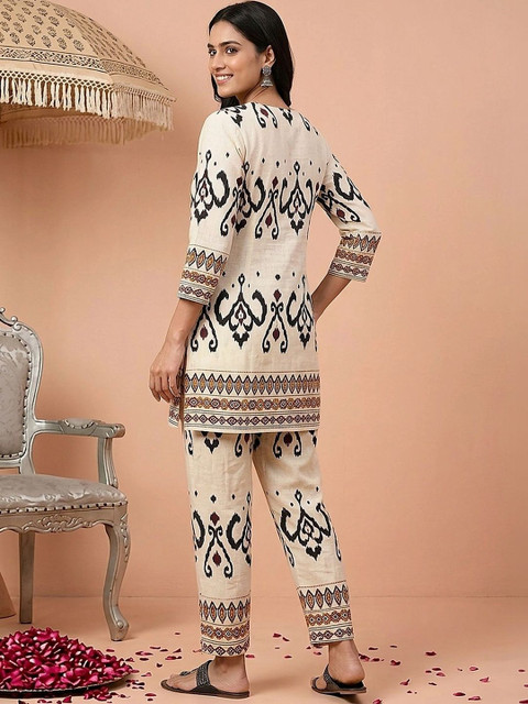 Banwaree Printed Tunic with Trousers - Image 2