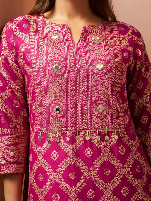Anouk Bohemian Printed Tunic with Trousers - Image 7
