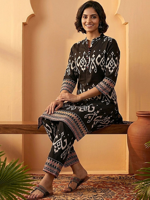 Banwaree Indie Florals Printed Tunic with Trousers - Image 3