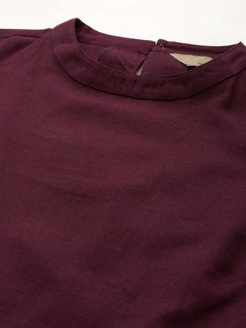 Anouk Women Pure Cotton Regular kurta With Palazzos - Image 3