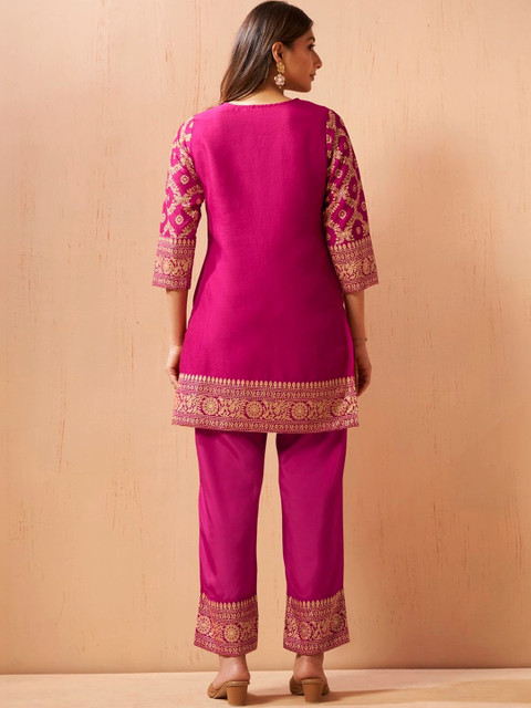 Anouk Bohemian Printed Tunic with Trousers - Image 2