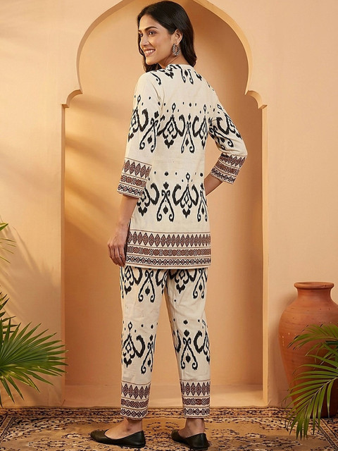Banwaree Printed Tunic with Trousers - Image 2