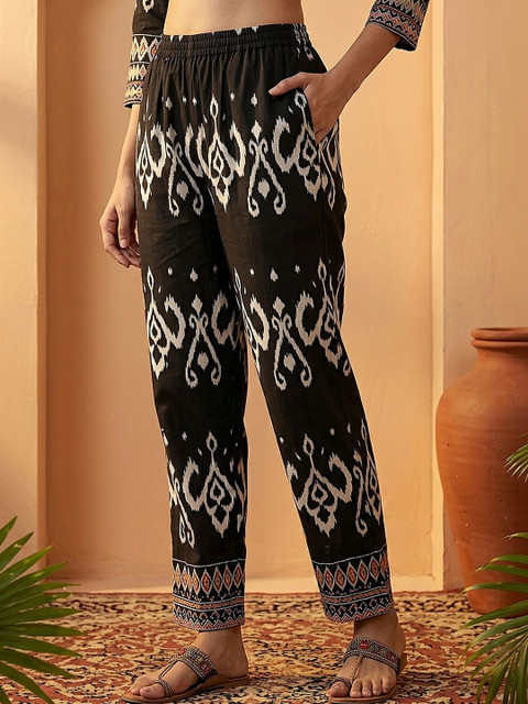 Banwaree Indie Florals Printed Tunic with Trousers - Image 4