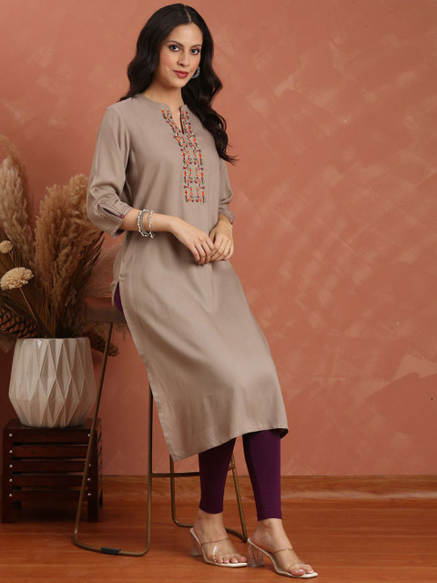 Anouk Women Embroidered Kurta - Image 7