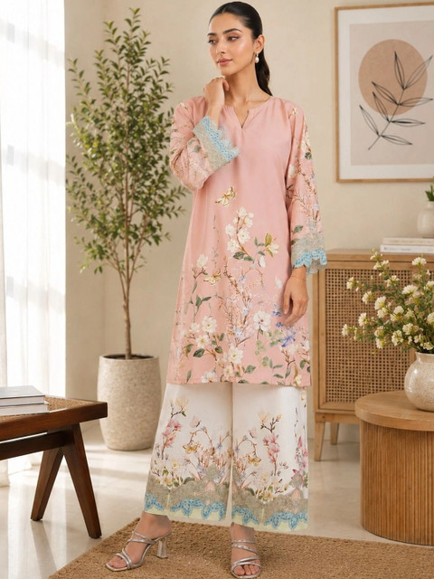 SZN Floral Printed Tunic with Trousers