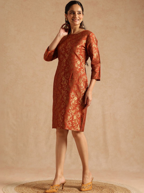 Anouk Jacquard Sheath Dress - Image 2