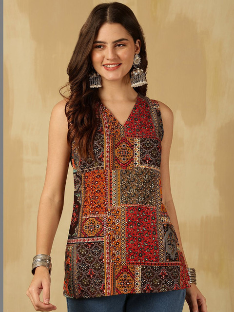 Anouk Mirage Print Top