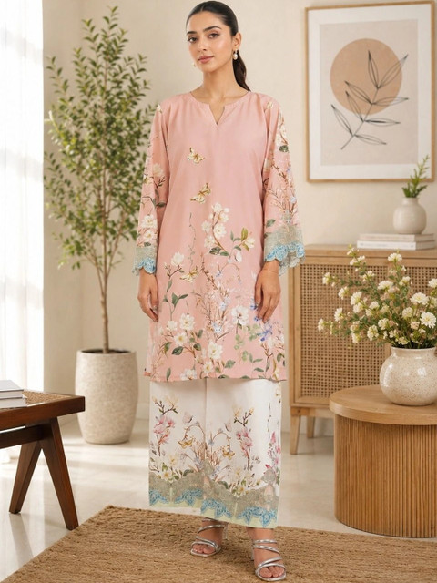SZN Floral Printed Tunic with Trousers - Image 3