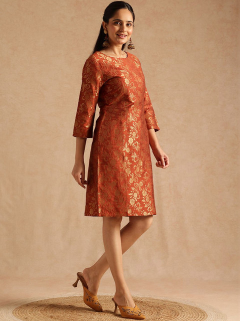 Anouk Jacquard Sheath Dress - Image 3