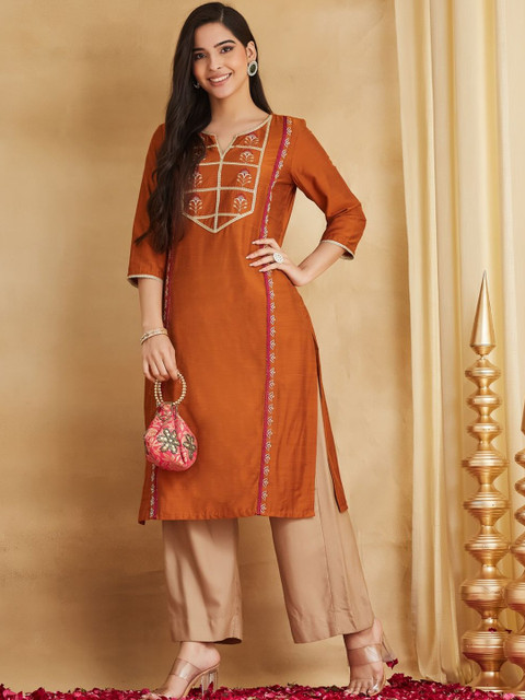 Anouk Women Embroidered Kurta