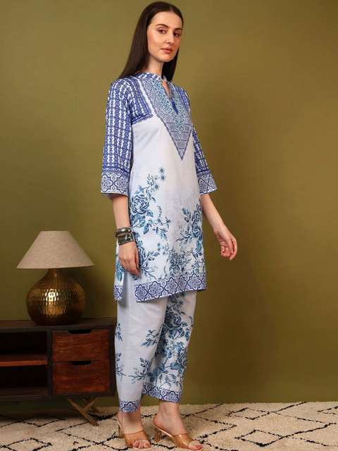 Laasika Floral Printed Tunic with Trousers - Image 6