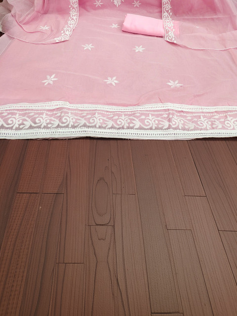 Panzora Embroidered Unstitched Dress Material - Image 3