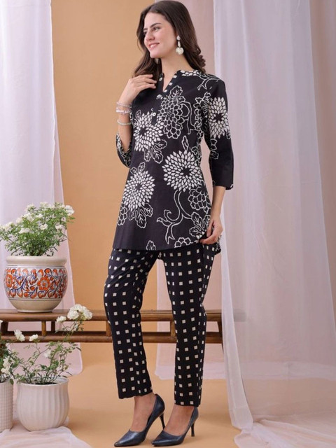 Anouk Cotton Printed Tunic with Trousers - Image 3