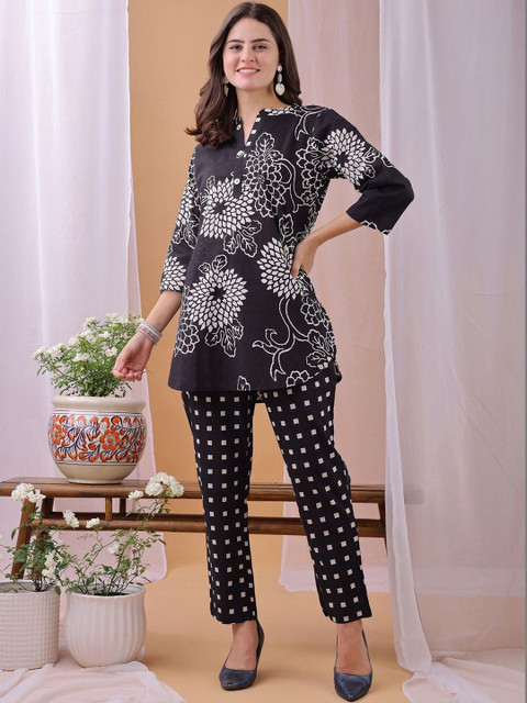 Anouk Cotton Printed Tunic with Trousers - Image 4