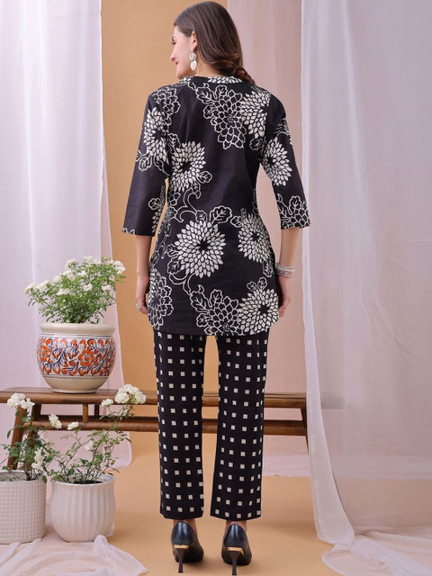 Anouk Cotton Printed Tunic with Trousers - Image 6